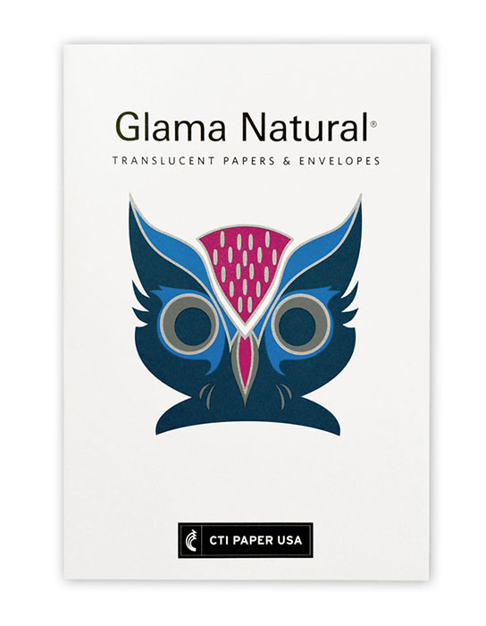 Glama Natural Pearl Paper - 8 1/2 x 11 in 27 lb Bond Translucent Vellum 500  per Ream